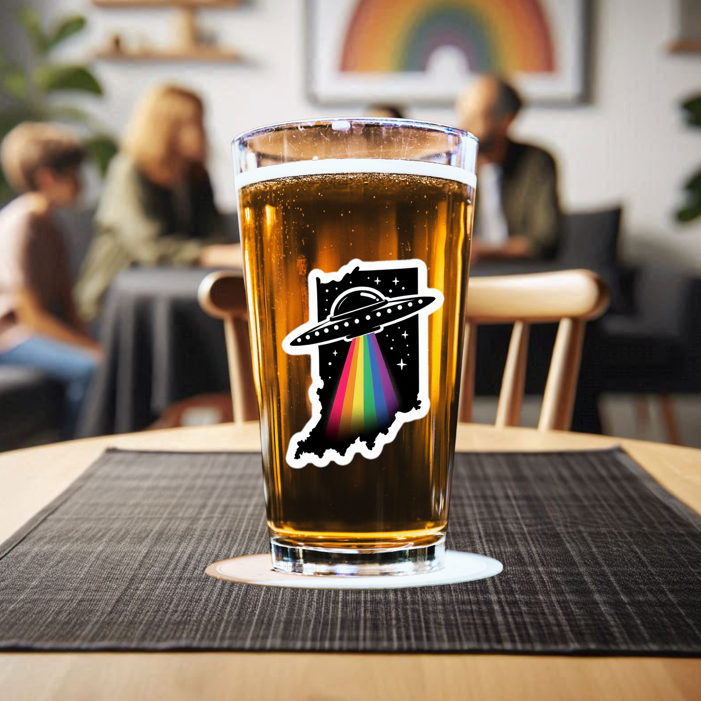 Indiana Alien Pride Pint