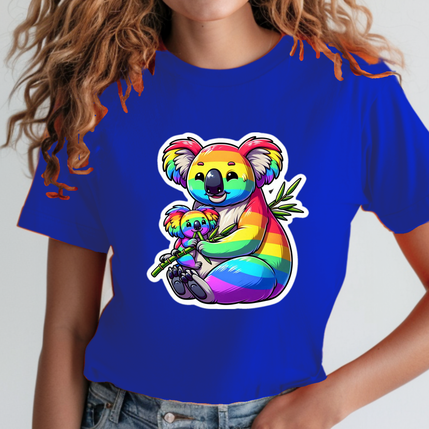Rainbow Animals T-Shirt Collection: Koala and Joey