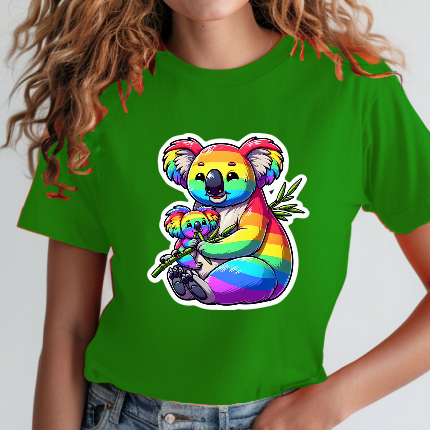 Rainbow Animals T-Shirt Collection: Koala and Joey