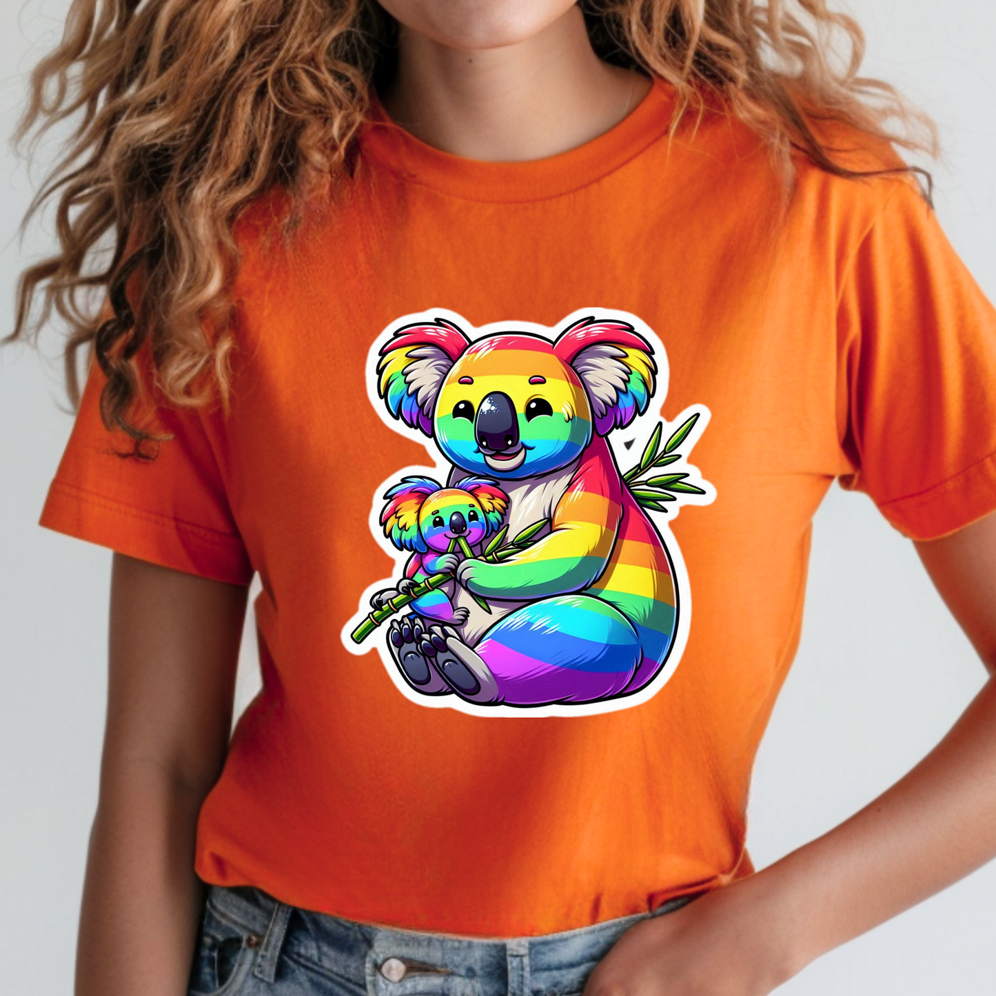 Rainbow Animals T-Shirt Collection: Koala and Joey