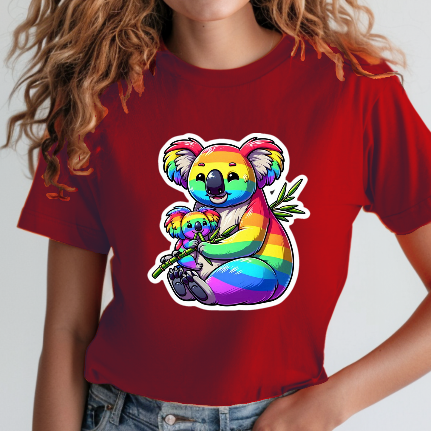 Rainbow Animals T-Shirt Collection: Koala and Joey