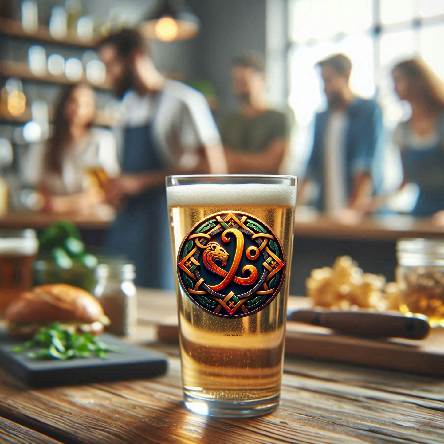 Pint Glass-Leo