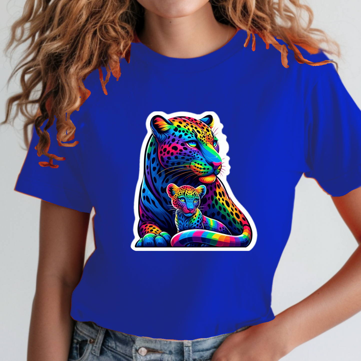 Rainbow Animals T-Shirt Collection: Leopards
