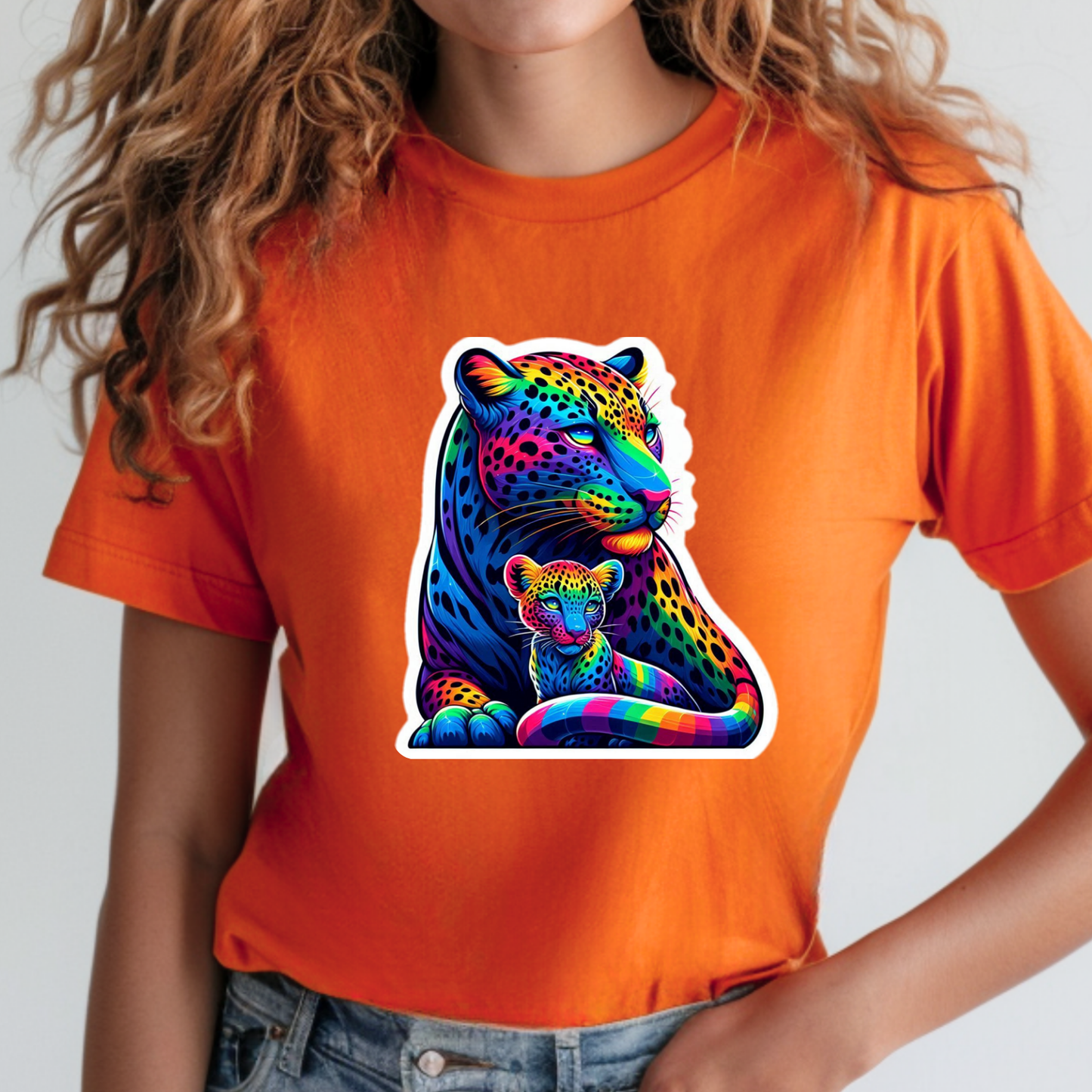 Rainbow Animals T-Shirt Collection: Leopards