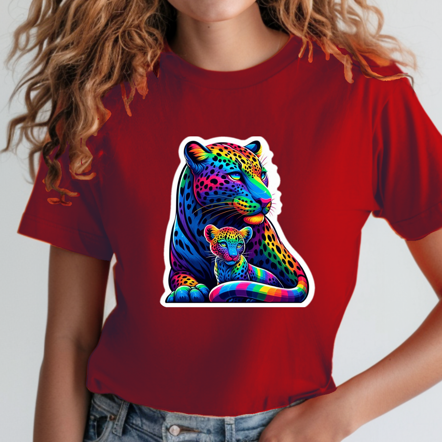 Rainbow Animals T-Shirt Collection: Leopards
