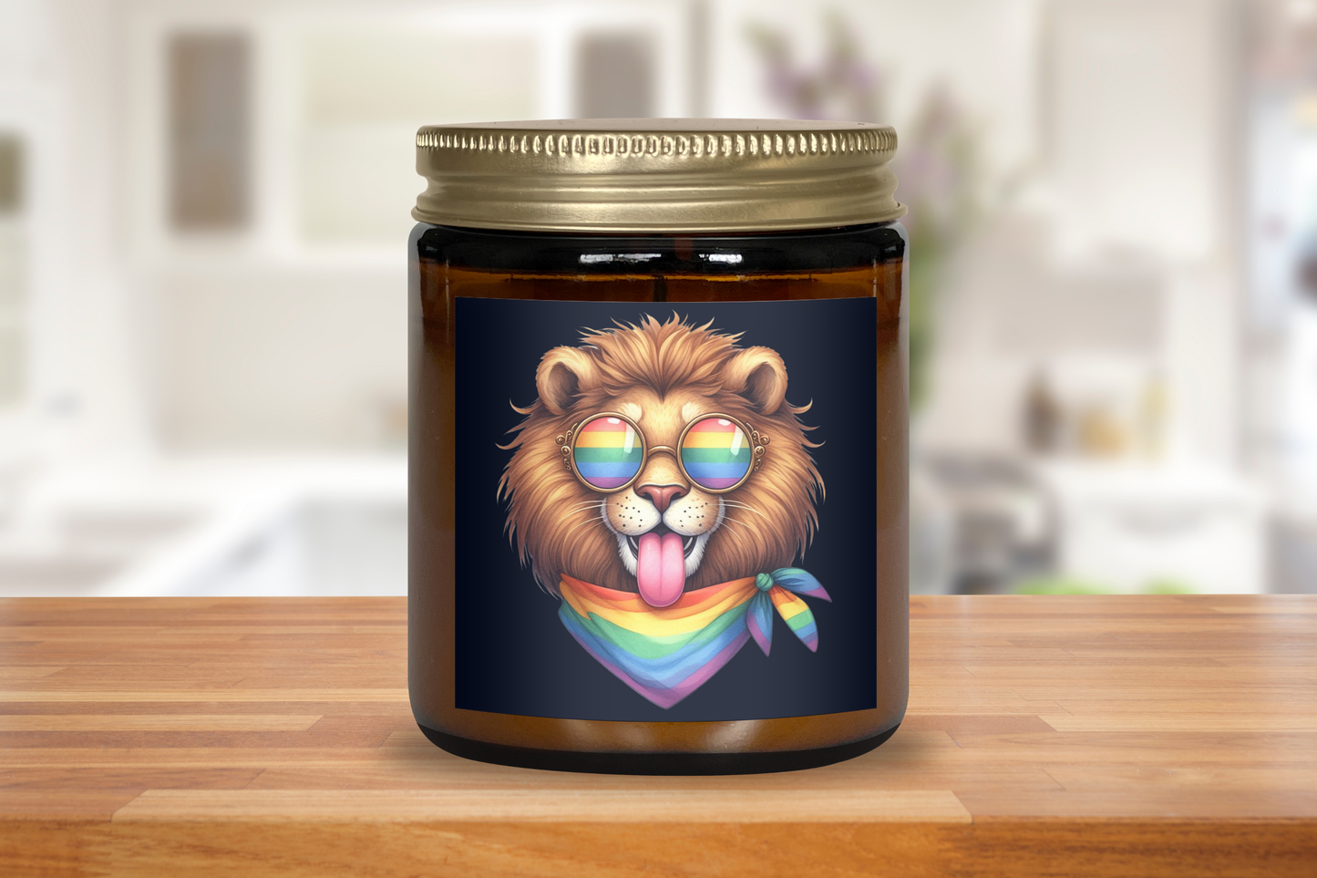 Laughing Lion Scented Soy Candle