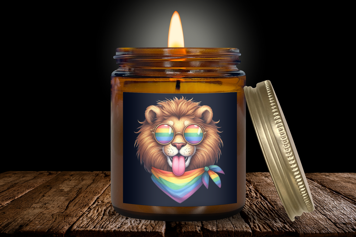 Laughing Lion Scented Soy Candle