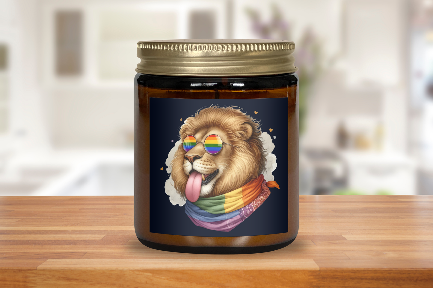 Silly Lion Scented Soy Candle