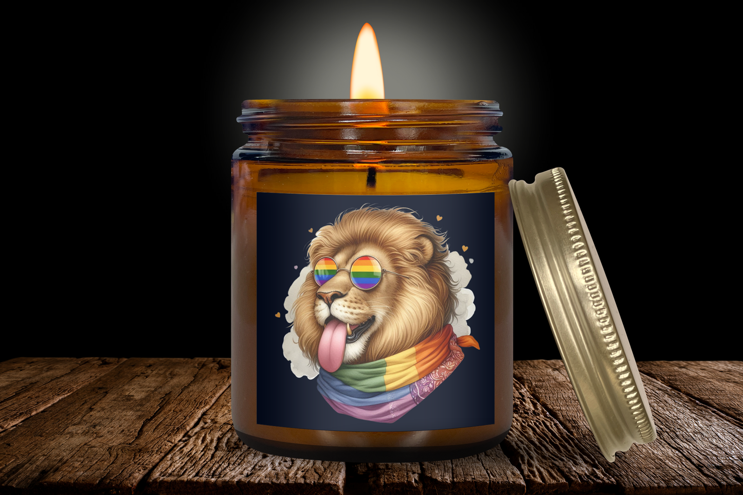 Silly Lion Scented Soy Candle
