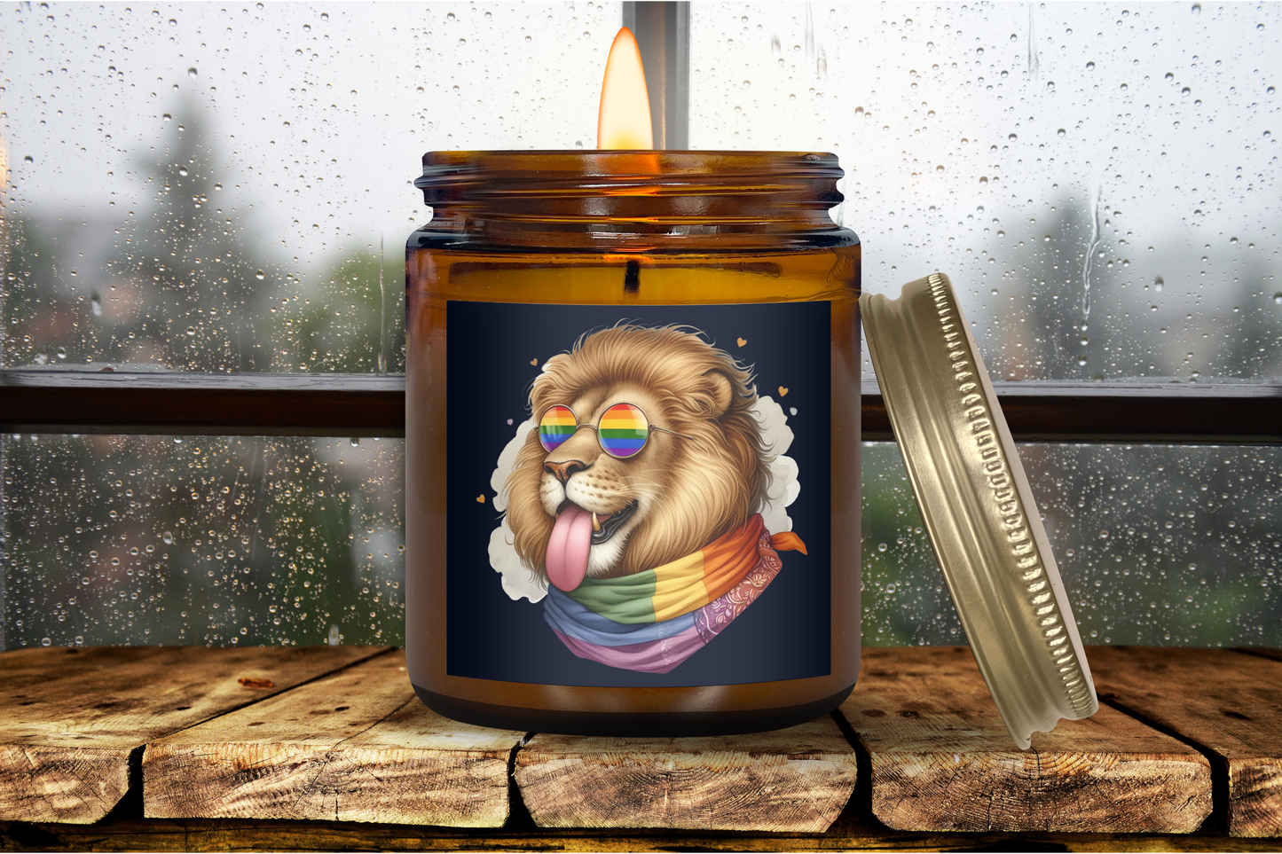 Silly Lion Scented Soy Candle