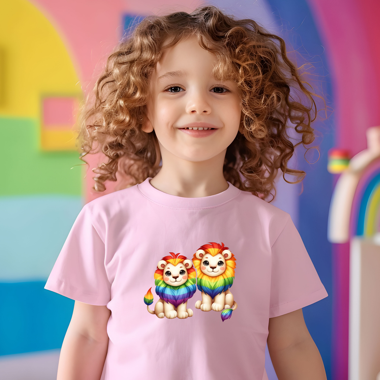 Rainbow Lions Toddler T-shirt
