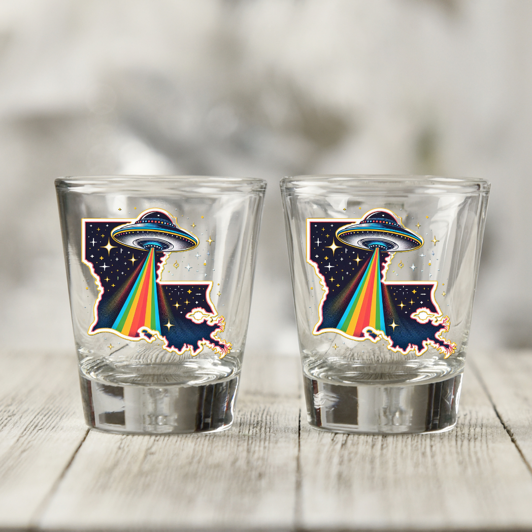 PRIDE Lousiana Shot Glass