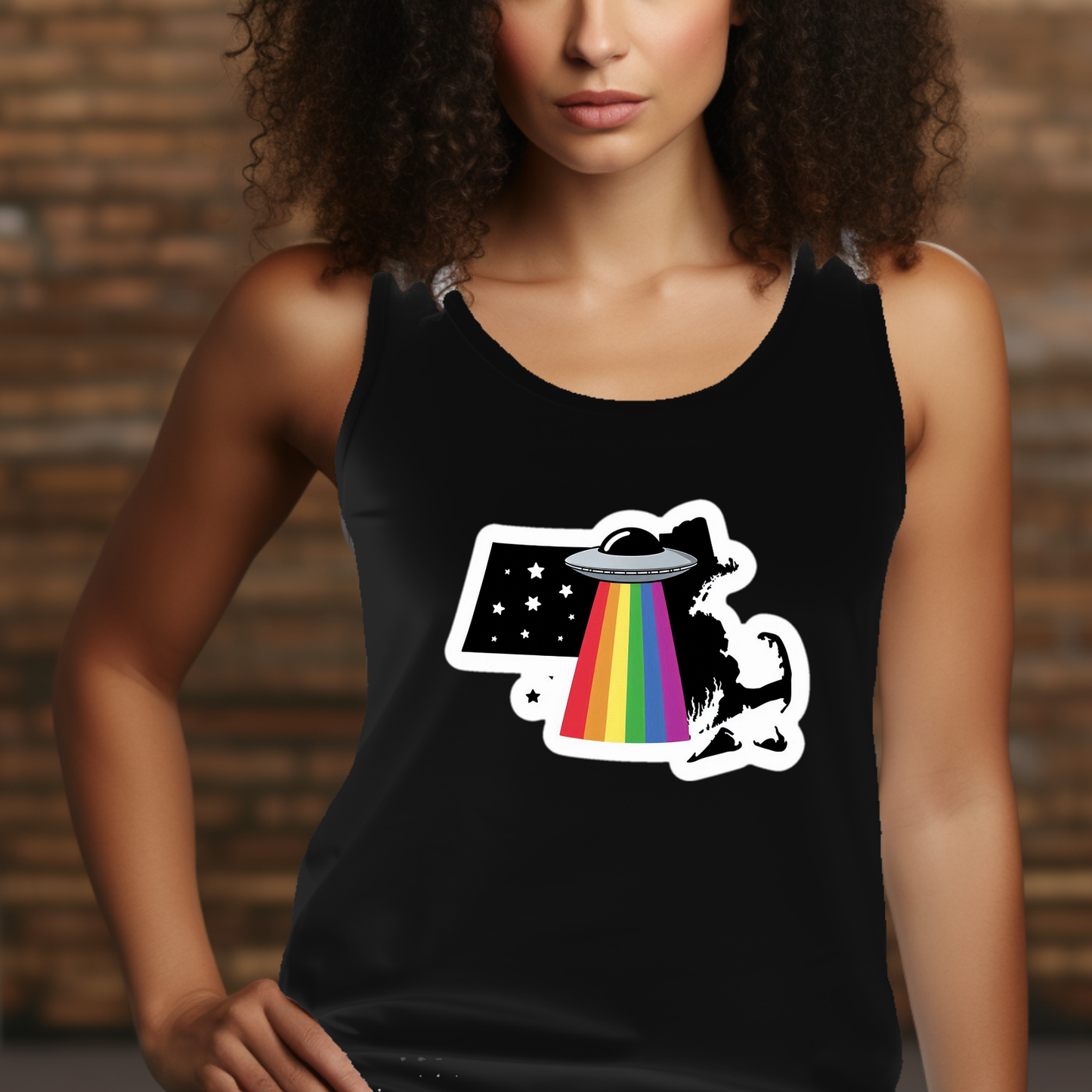 Massachusetts Pride Tank Top