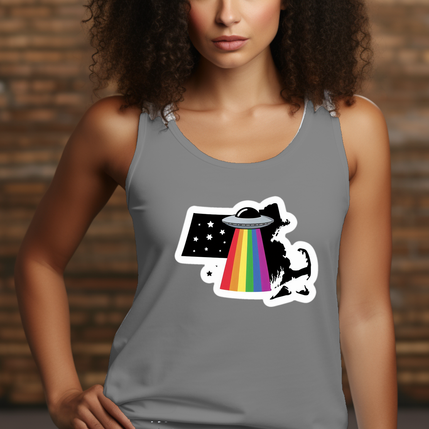 Massachusetts Pride Tank Top