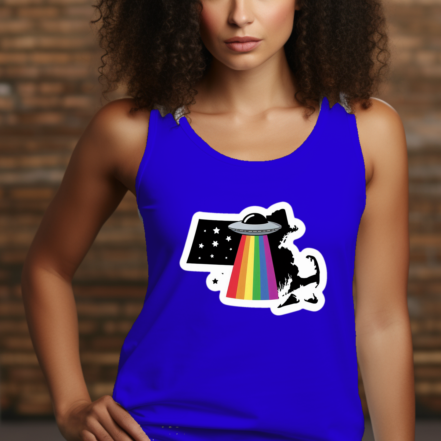 Massachusetts Pride Tank Top