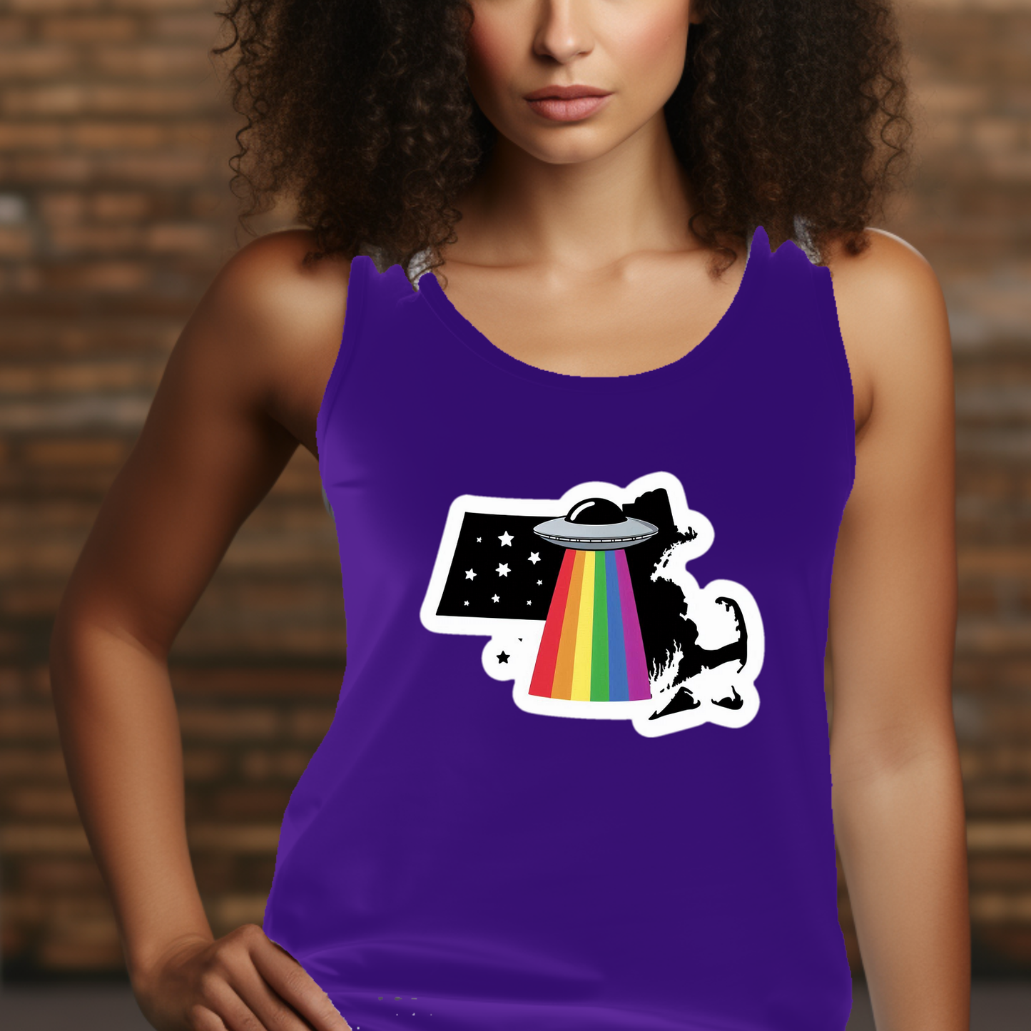 Massachusetts Pride Tank Top