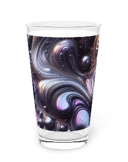 Molten Purple Pint Glass, 16oz