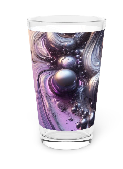 Molten Purple Pint Glass, 16oz