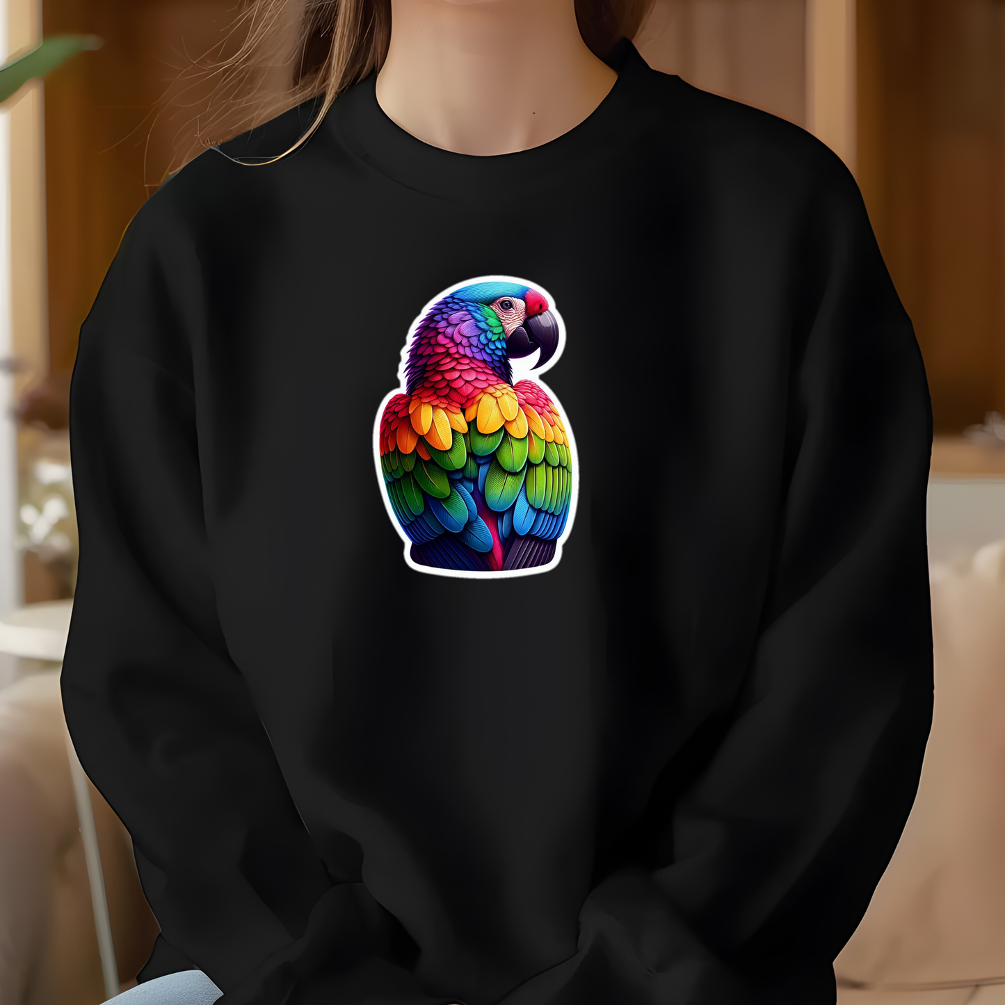 Rainbow Macaw Sweatshirt