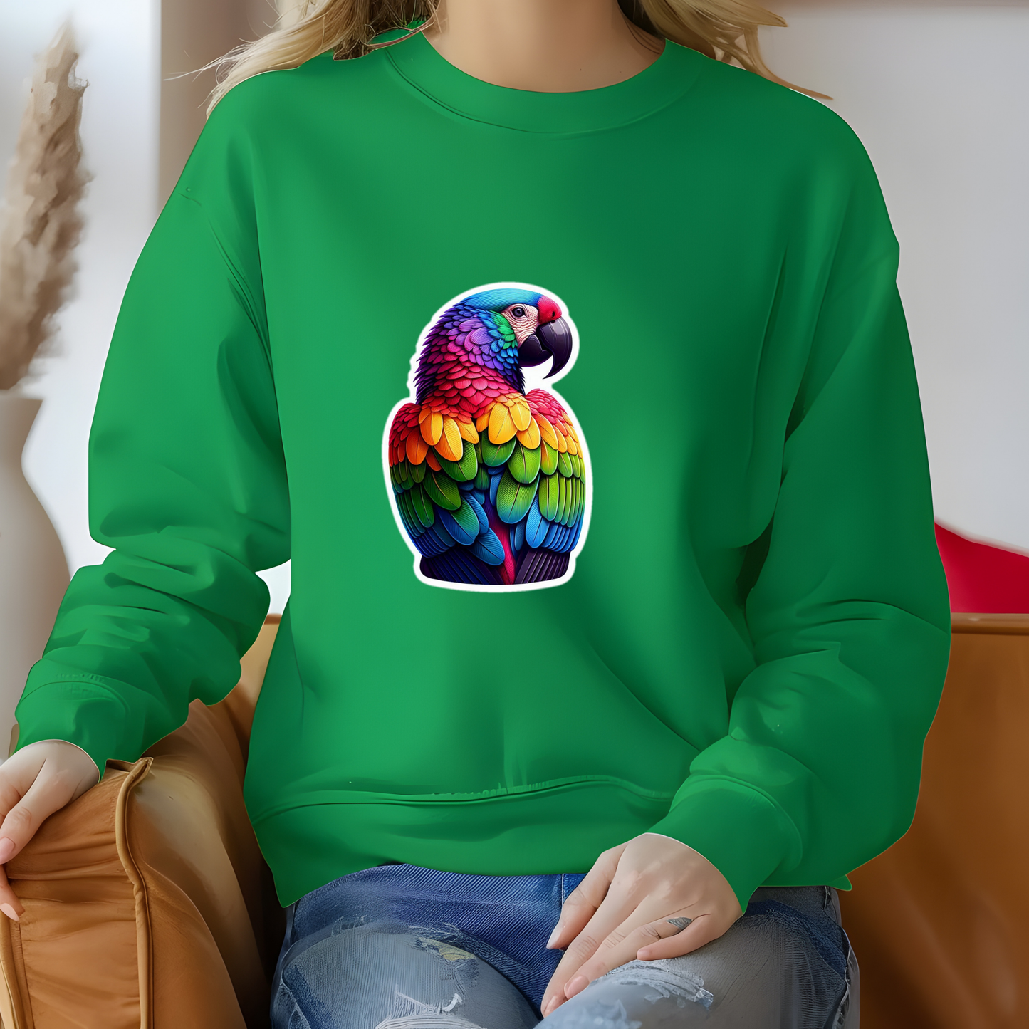 Rainbow Macaw Sweatshirt