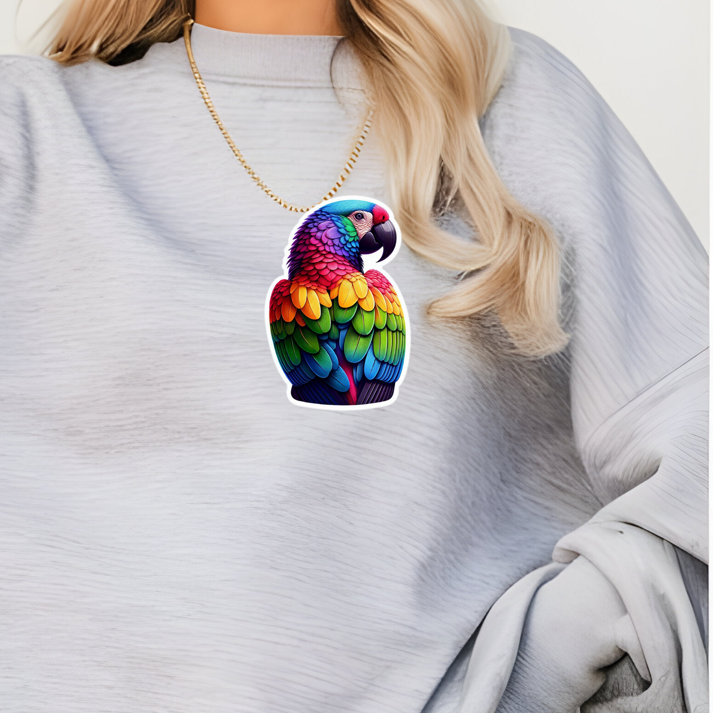 Rainbow Macaw Sweatshirt