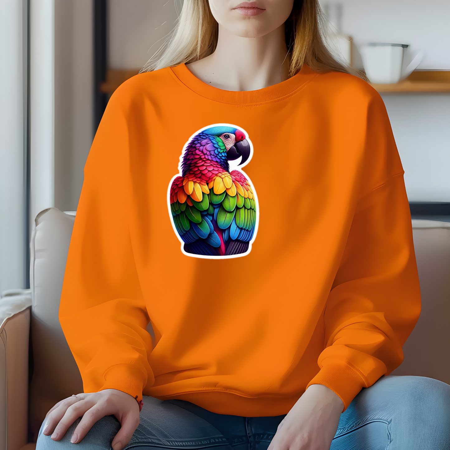 Rainbow Macaw Sweatshirt