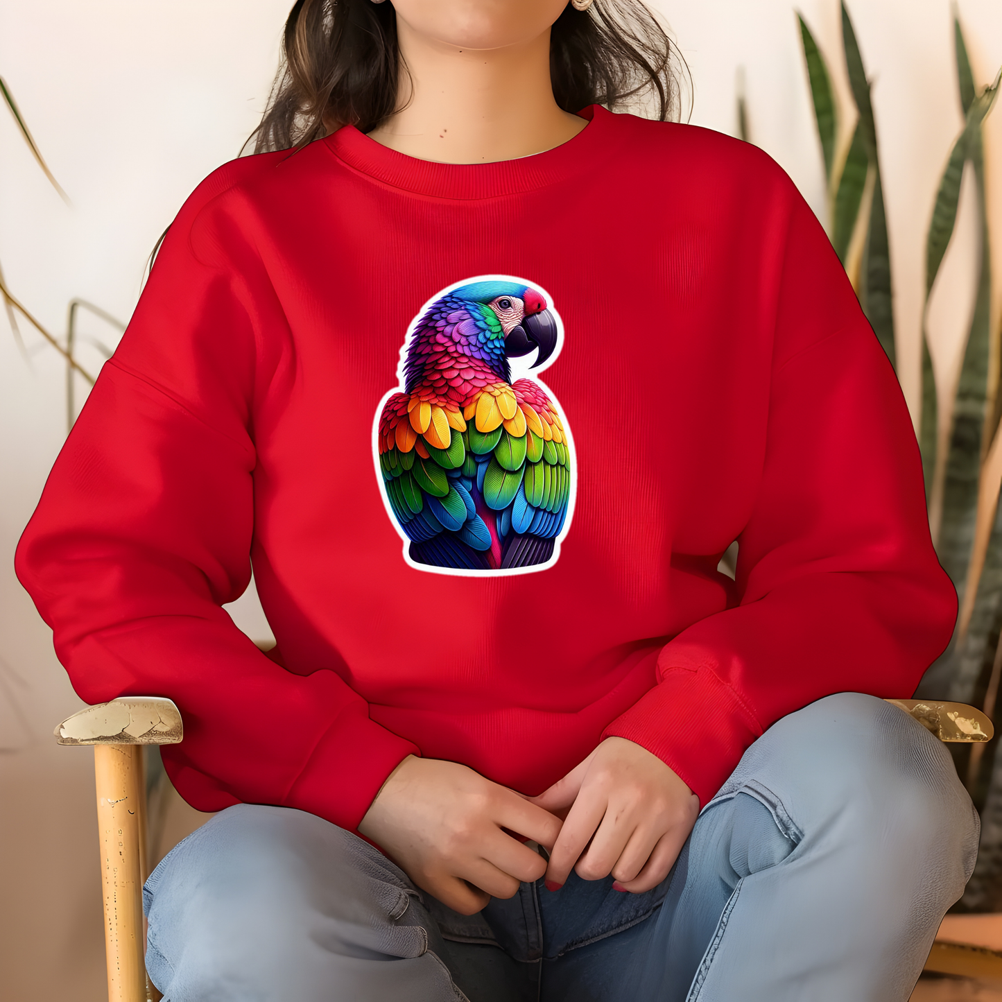 Rainbow Macaw Sweatshirt