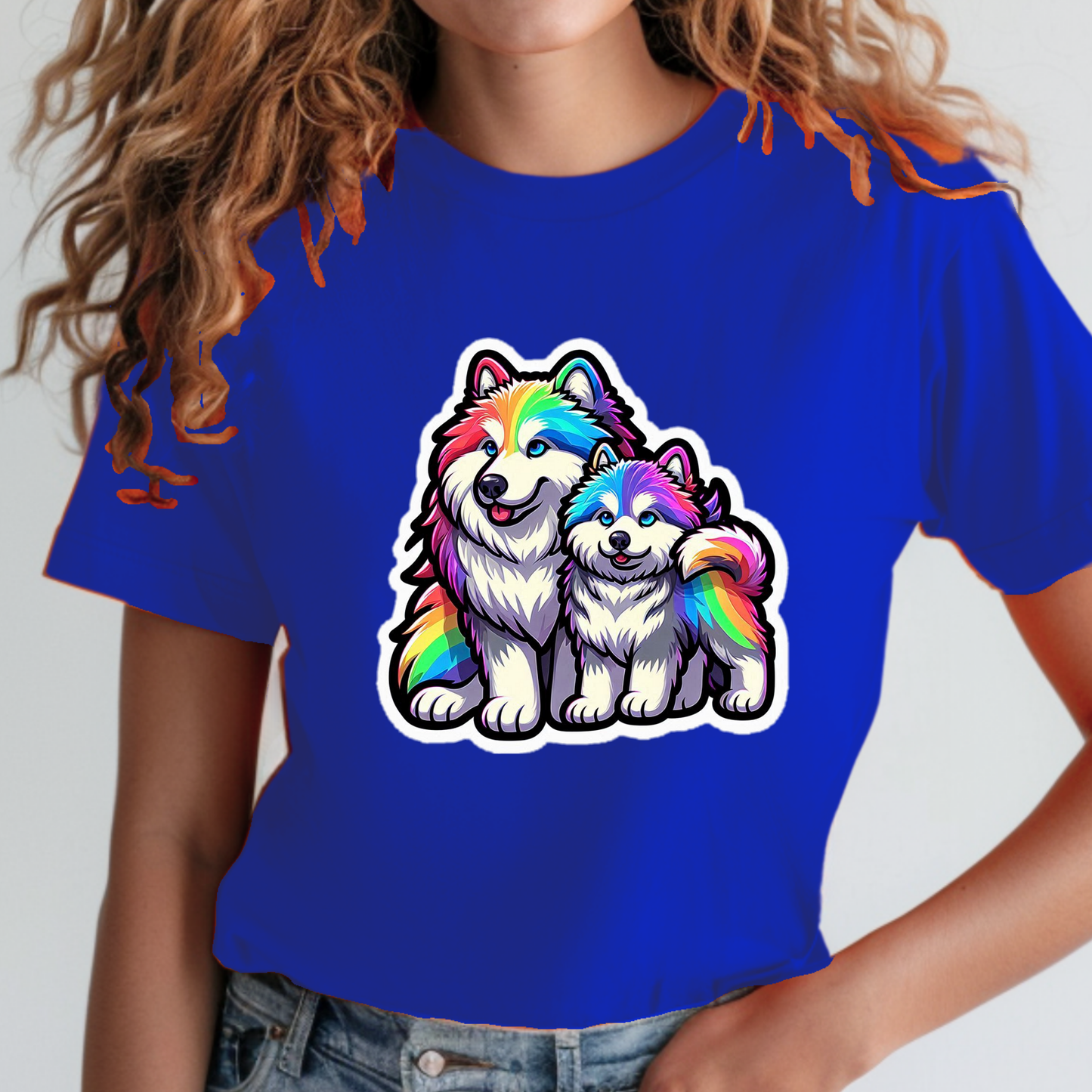 Rainbow Animals T-Shirt Collection: Malamute