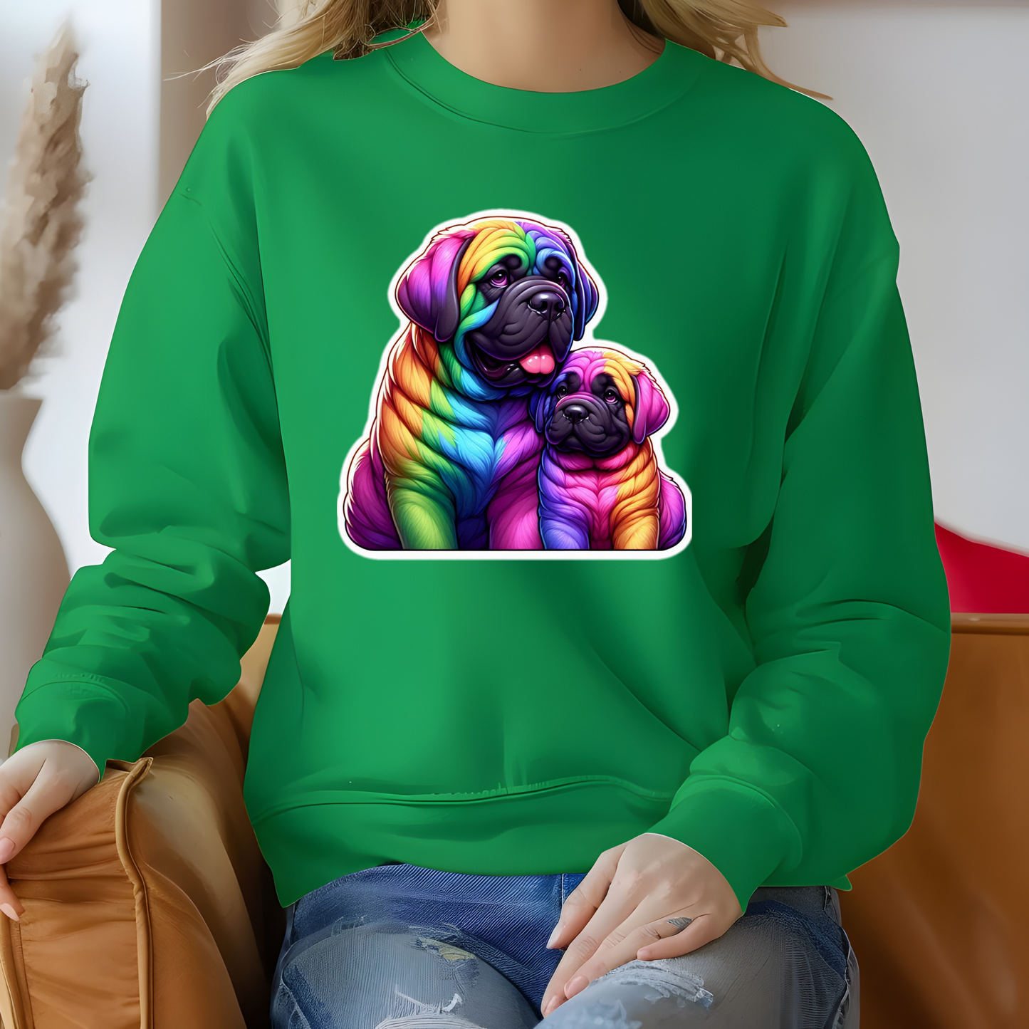 Rainbow Mastiffs Sweatshirt