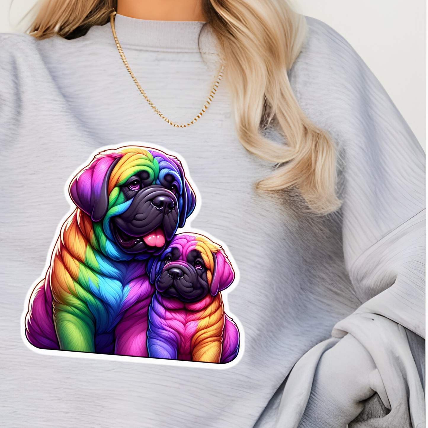 Rainbow Mastiffs Sweatshirt