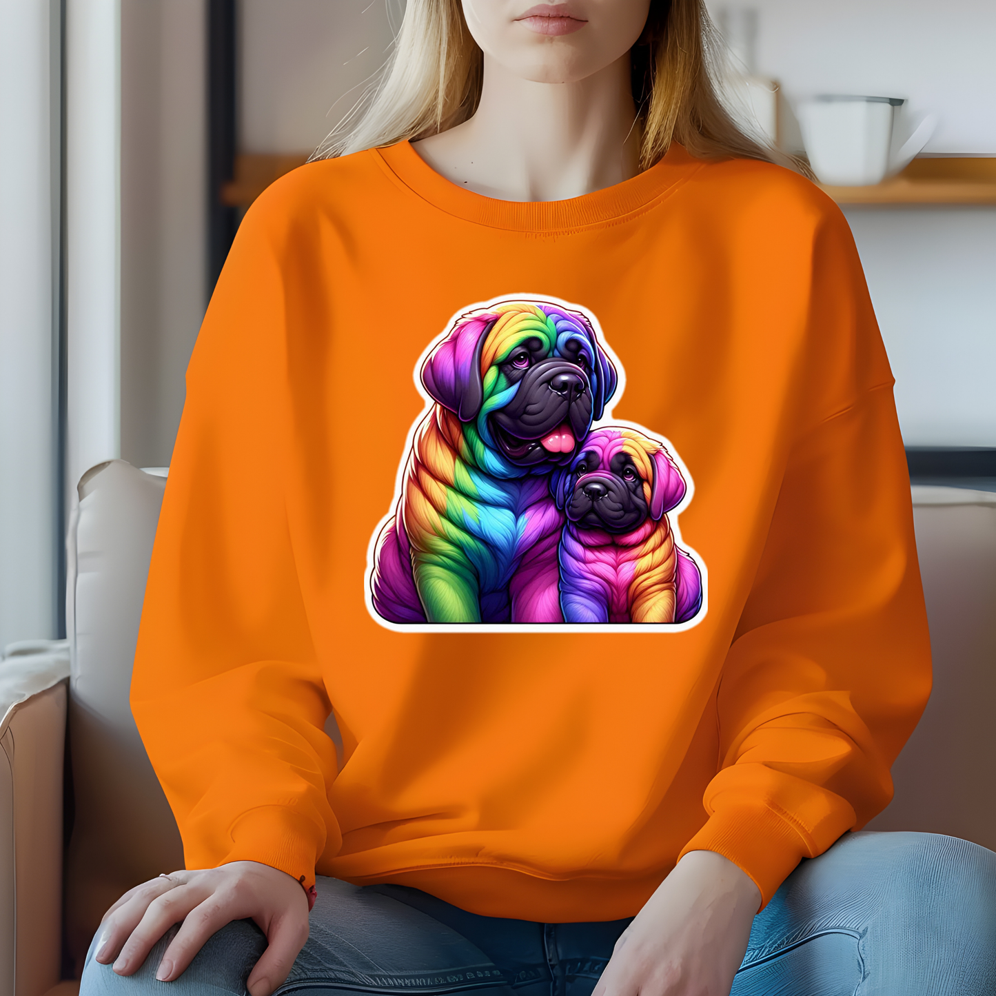 Rainbow Mastiffs Sweatshirt