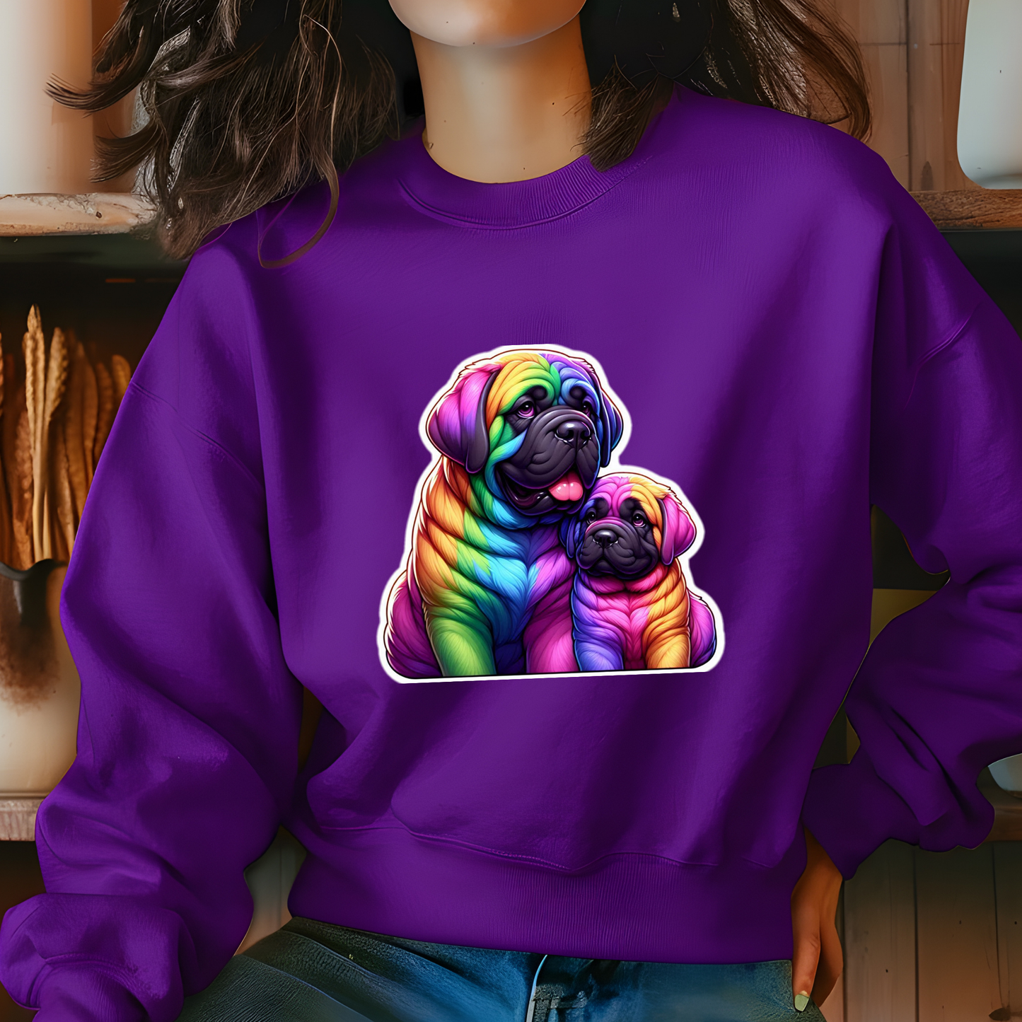 Rainbow Mastiffs Sweatshirt