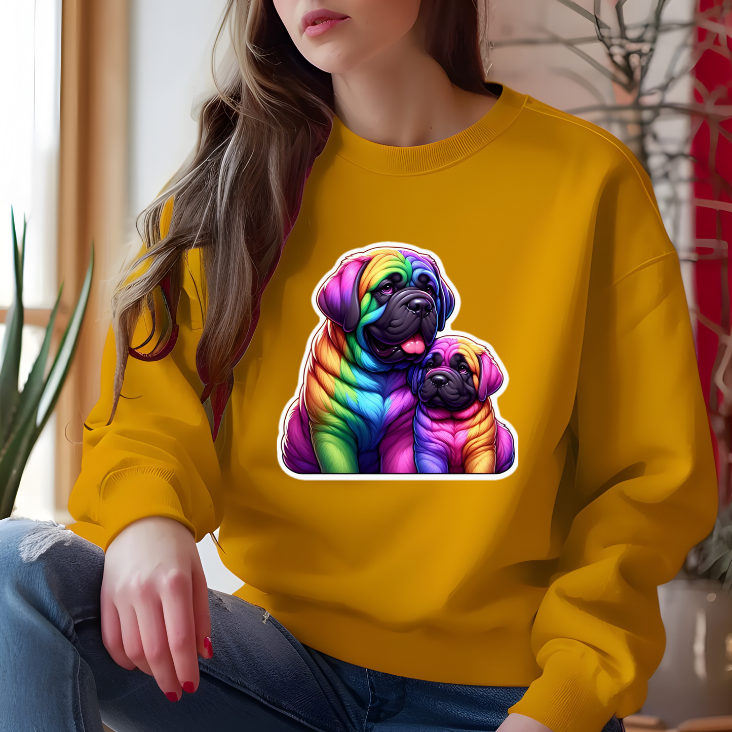 Rainbow Mastiffs Sweatshirt
