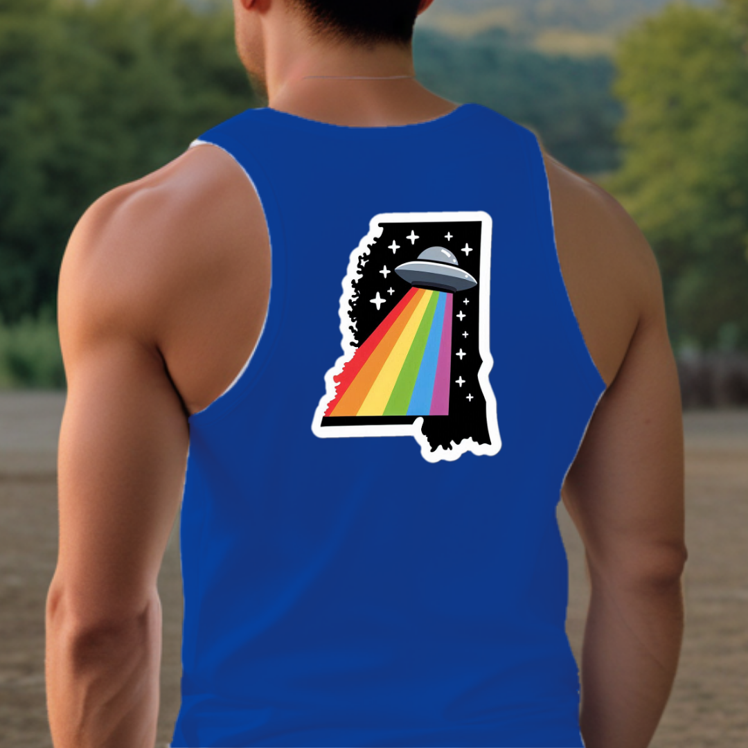 Mississippi Pride Tank Top - Back Print