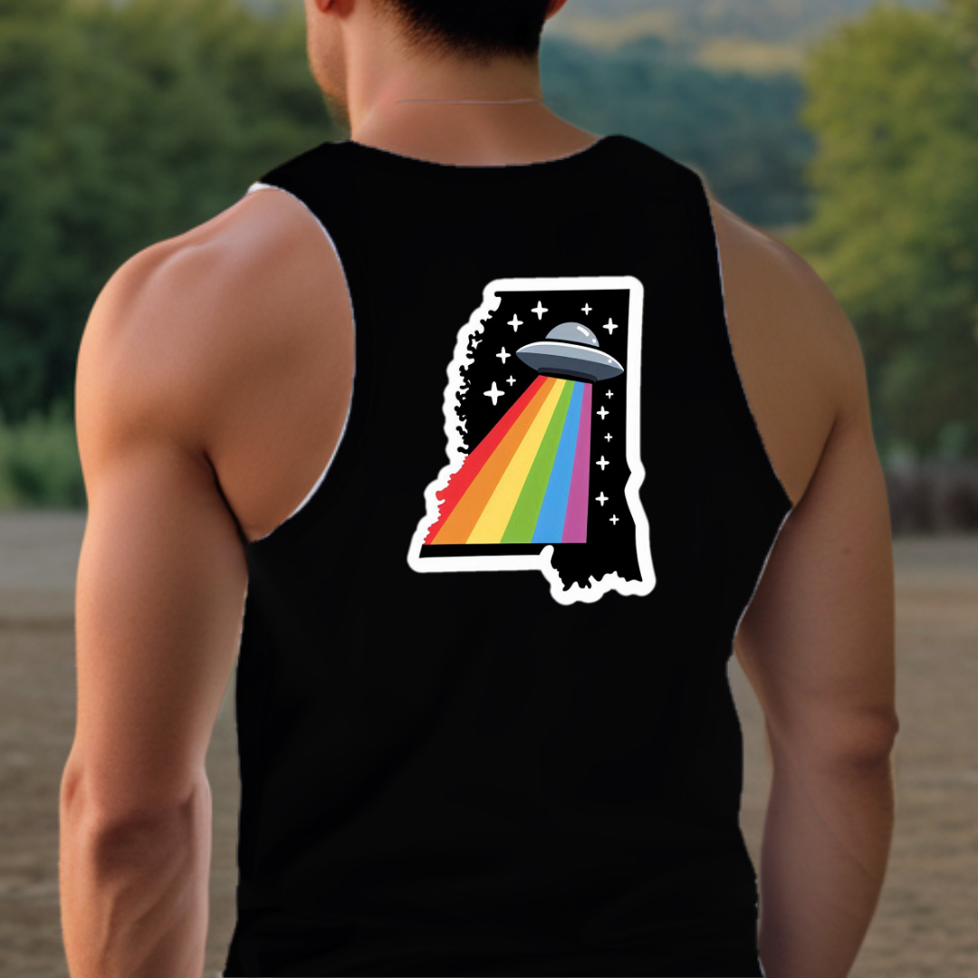 Mississippi Pride Tank Top - Back Print