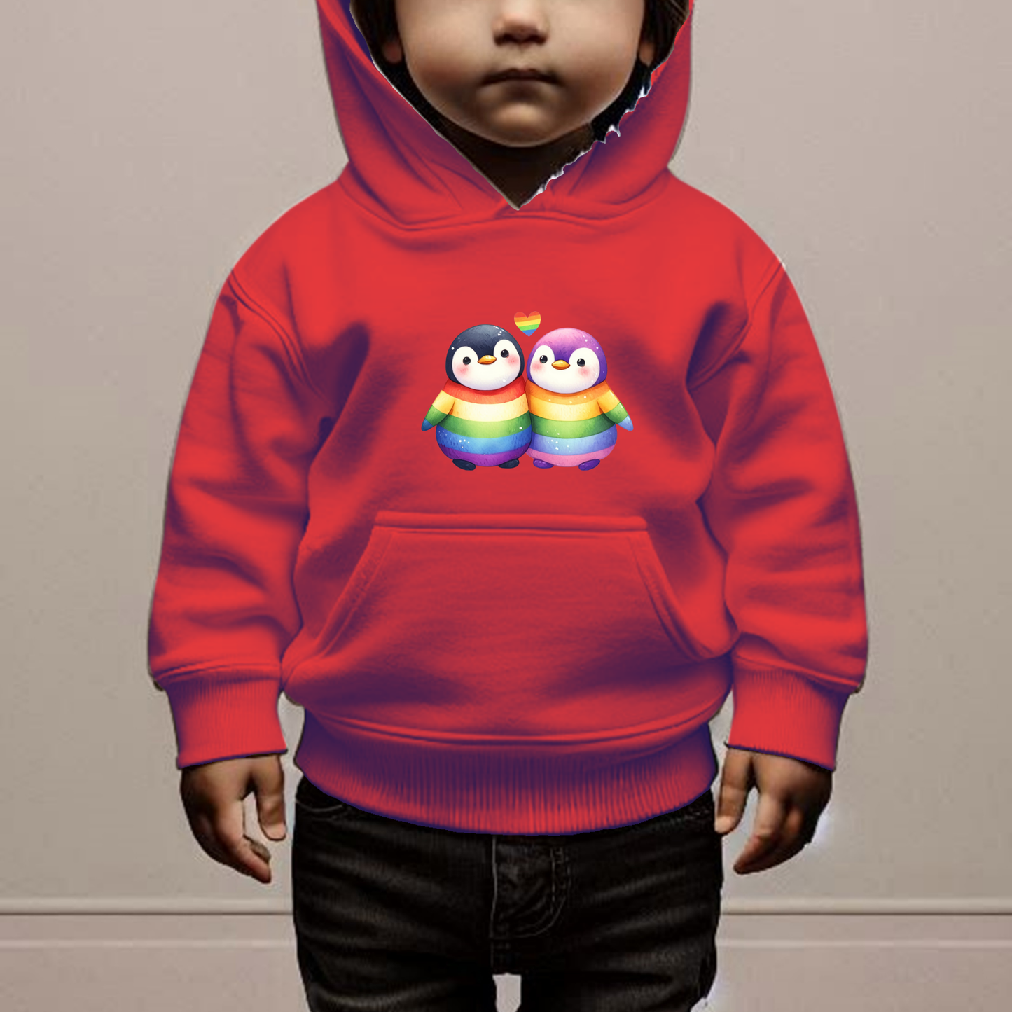 Rainbow Monkeys Toddler Hoodie