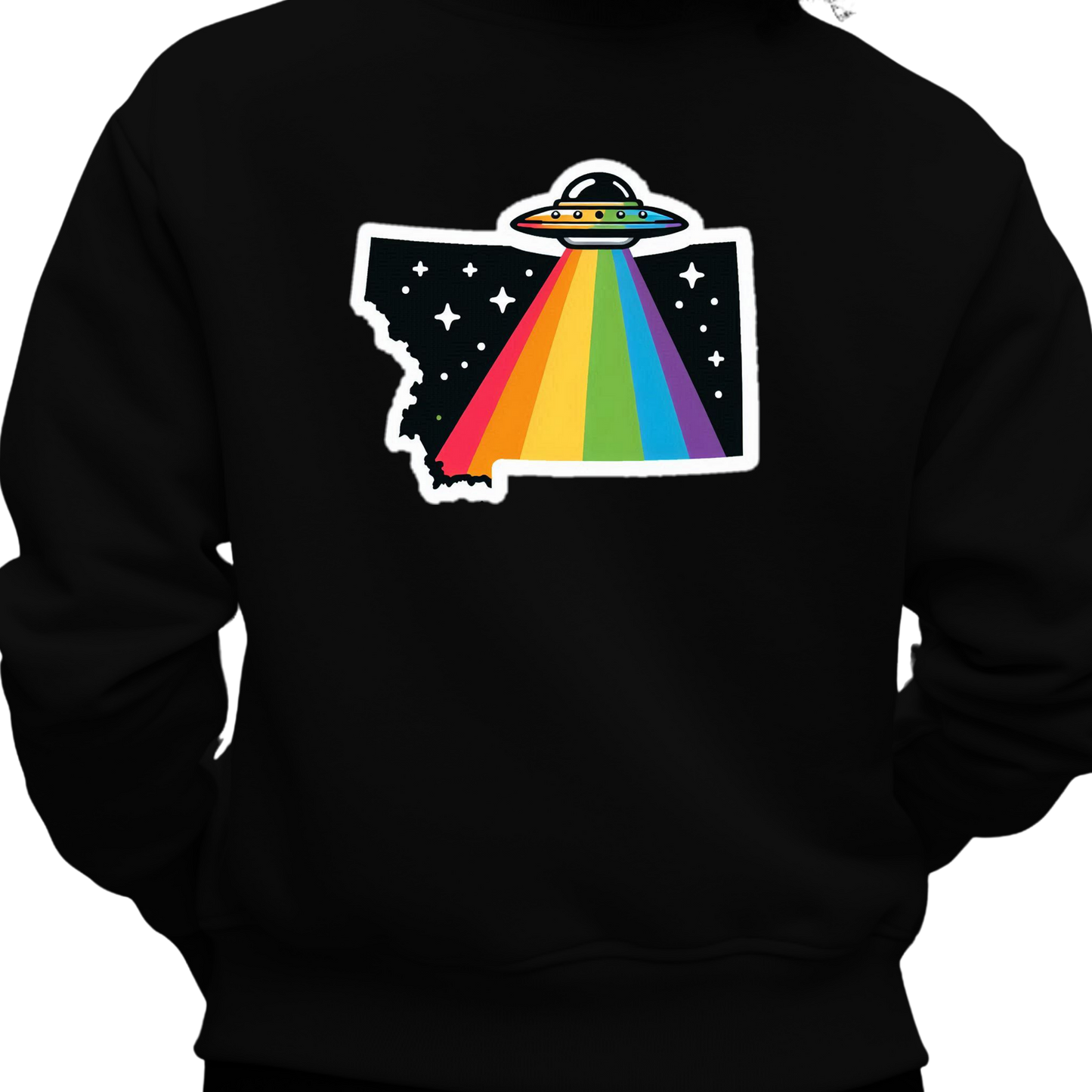 Montana PRIDE Sweatshirt On The Back