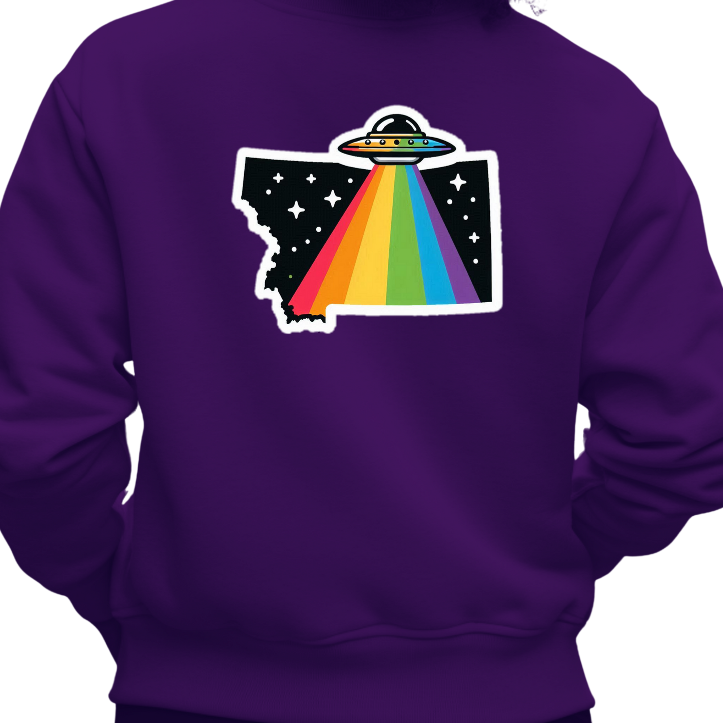 Montana PRIDE Sweatshirt On The Back