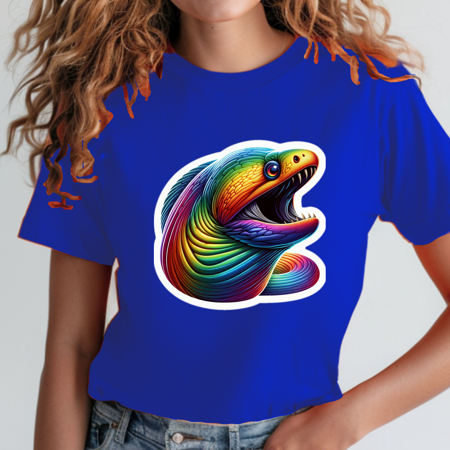 Rainbow Animals T-Shirt Collection: Moray Eel