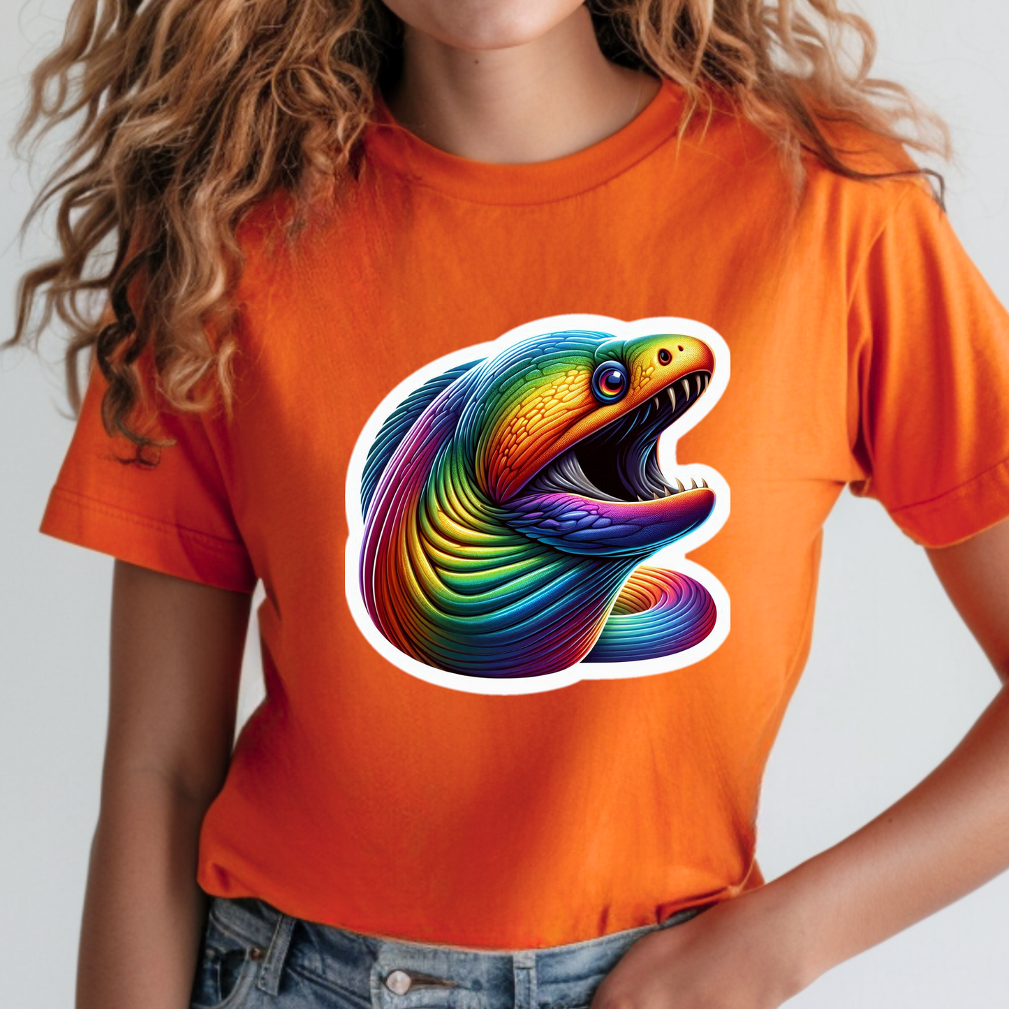 Rainbow Animals T-Shirt Collection: Moray Eel