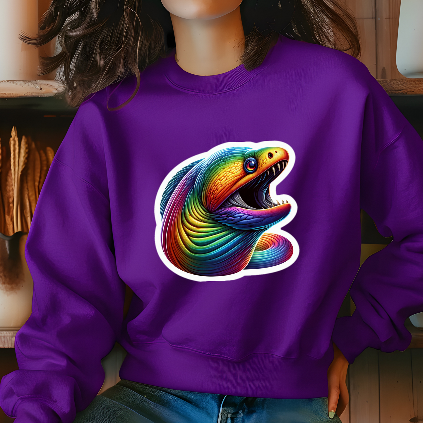 Rainbow Moray Eel Sweatshirt