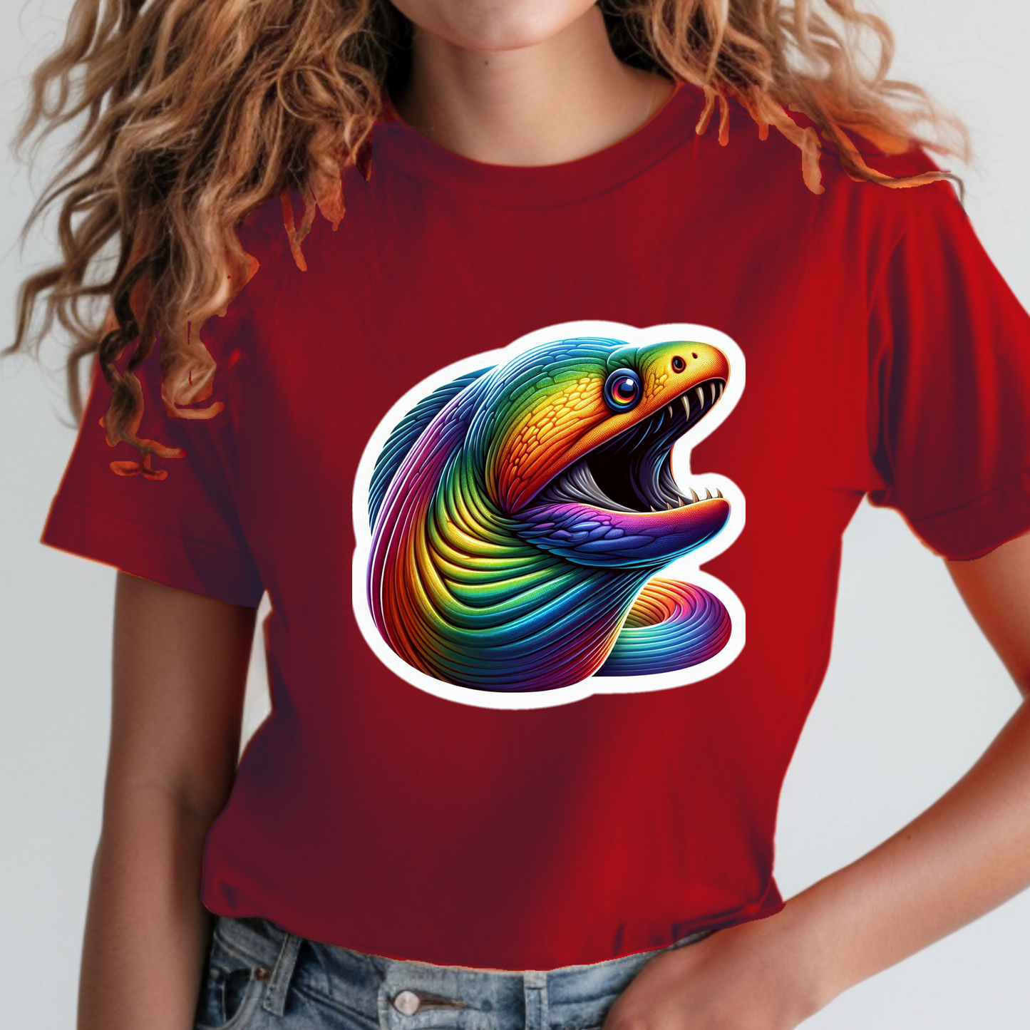 Rainbow Animals T-Shirt Collection: Moray Eel