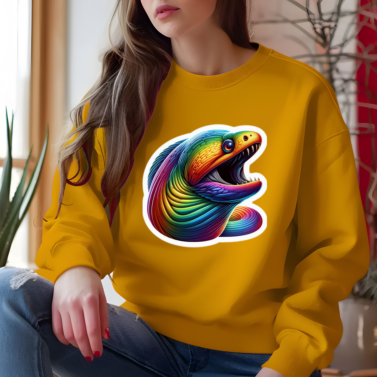 Rainbow Moray Eel Sweatshirt