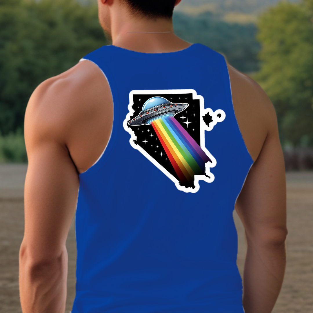 Nevada Pride Tank Top - Back Print