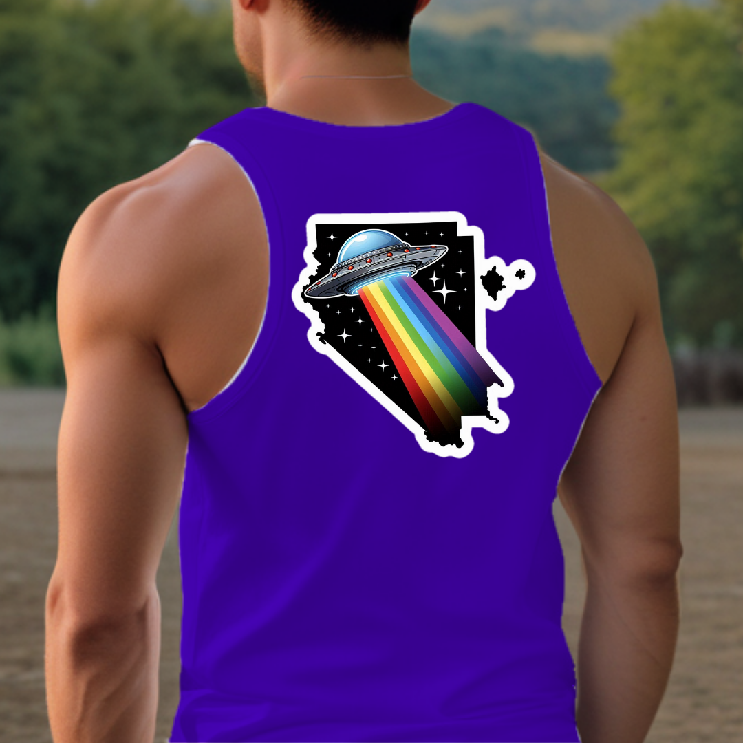 Nevada Pride Tank Top - Back Print