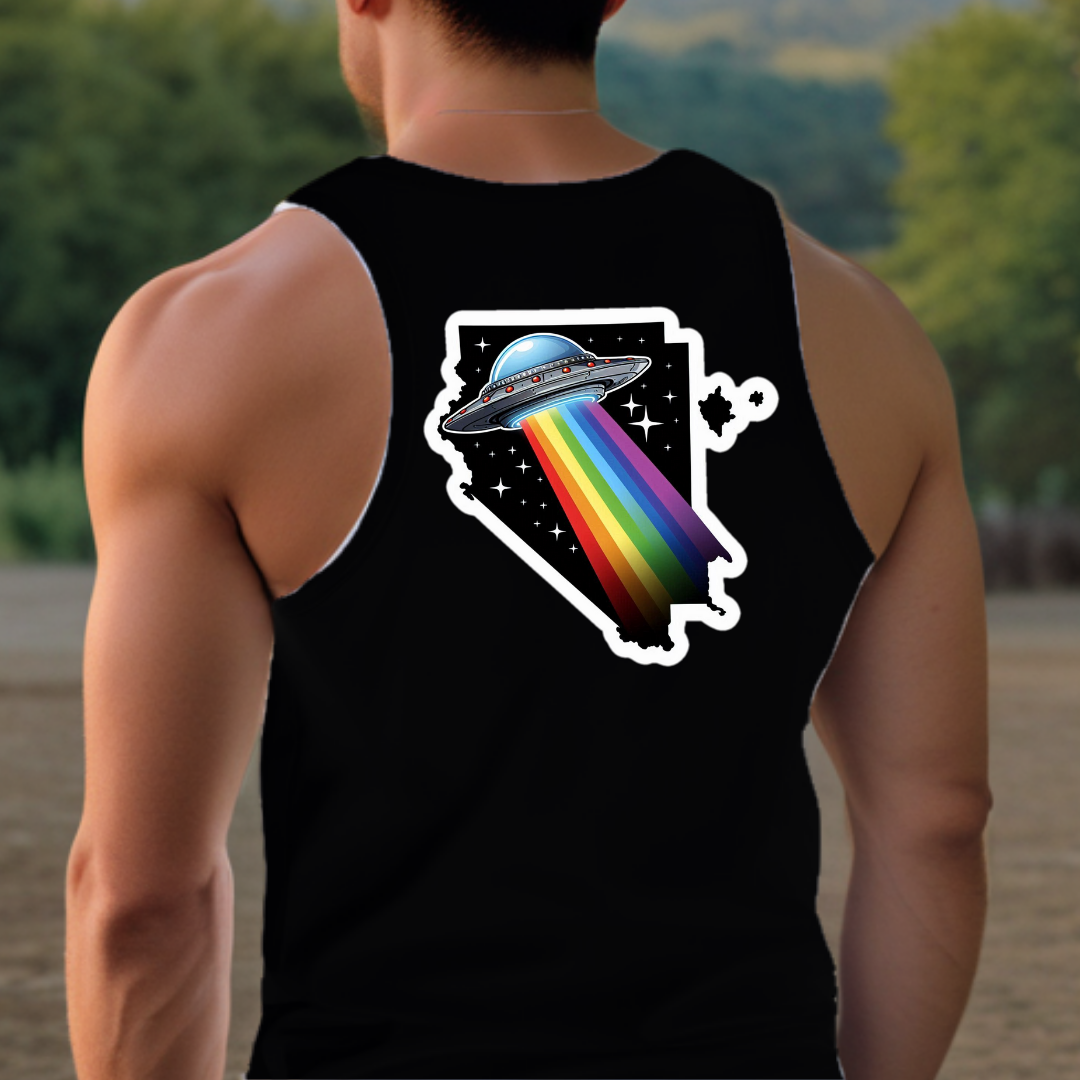 Nevada Pride Tank Top - Back Print