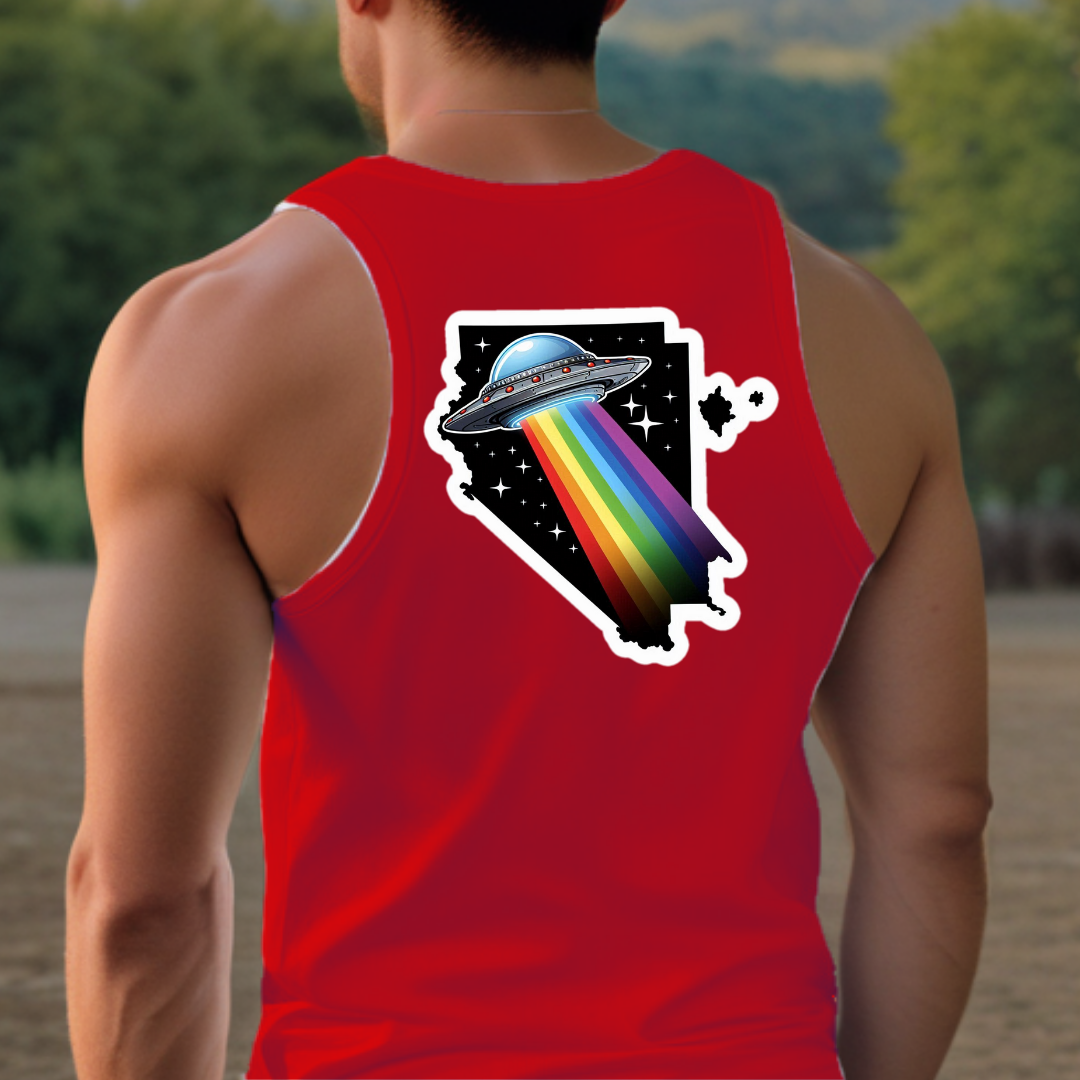Nevada Pride Tank Top - Back Print