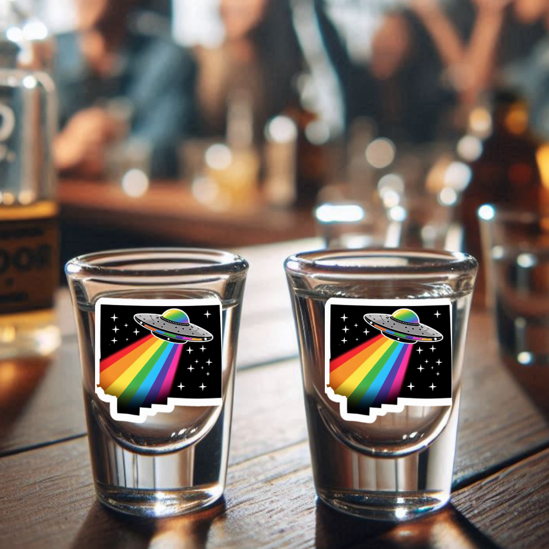 PRIDE New Mexico Shot Glass