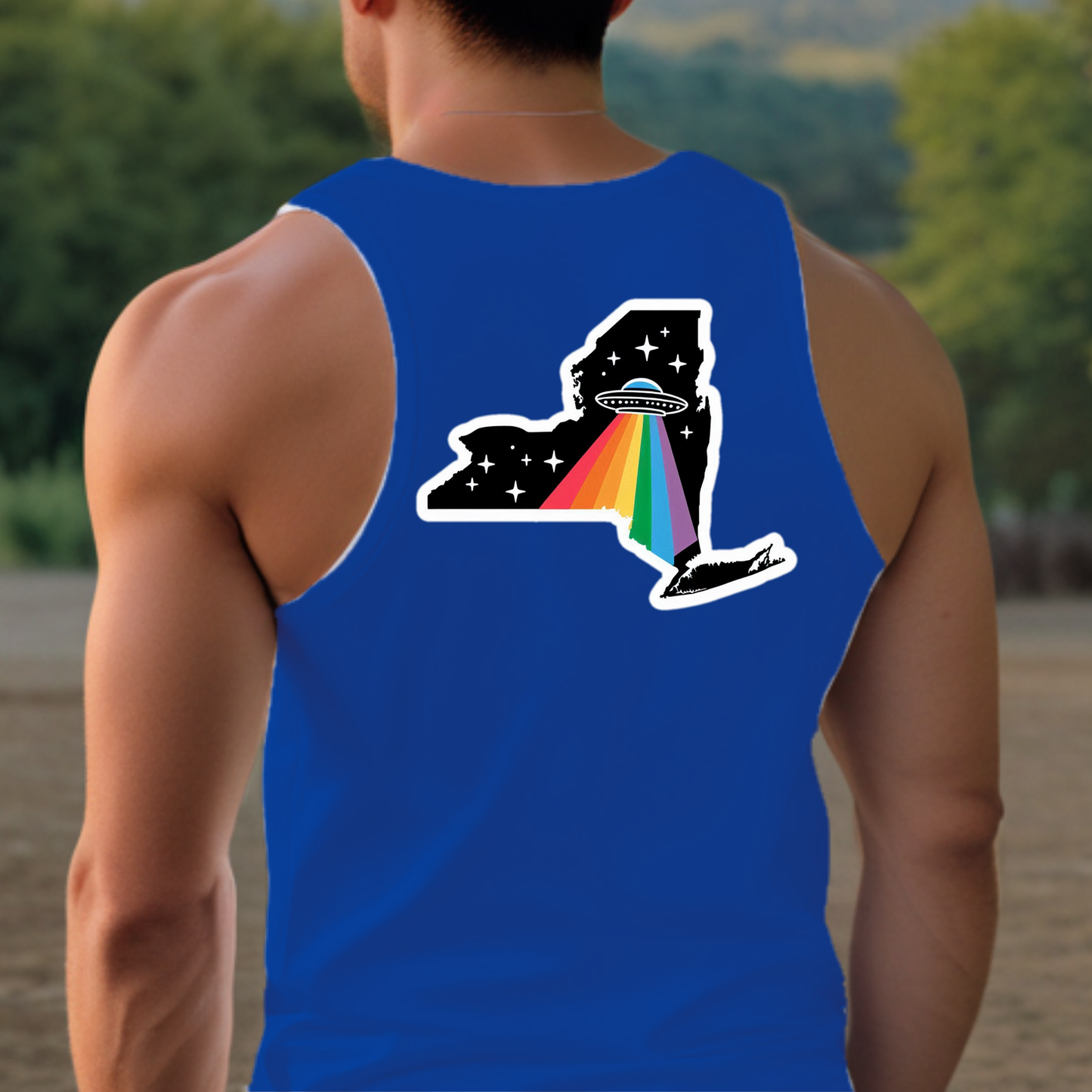 New York Pride Tank Top - Back Print