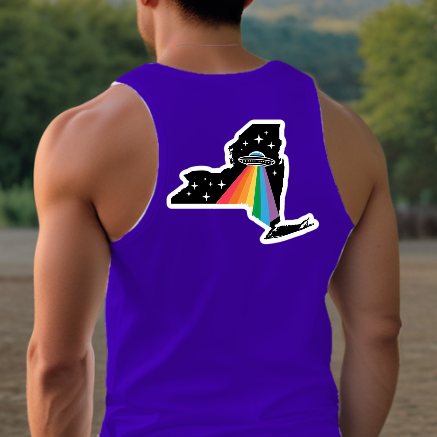 New York Pride Tank Top - Back Print